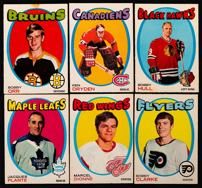 1971-72 O-Pee-Chee Hockey Near Complete Card Set (257/264)
