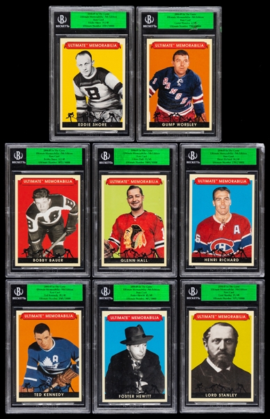 2004-05 ITG Ultimate Memorabilia 5th Edition Hockey Base Cards (86) - Each numbered /45