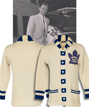Toronto Maple Leafs Late-1940s/Early-1950s Wool Team-Issued Cardigan