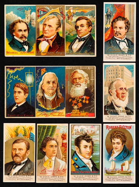 1888 N76 W. Duke, Sons & Co Great Americans Cards (17) Plus 1888 N112 W. Duke, Sons & Co Great Americans Cards (2)