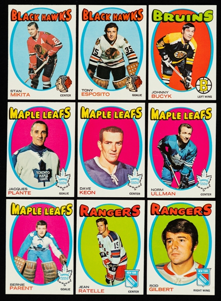 1971-72 Topps Hockey Cards Opened 500-Count Vending Box (1) with Approx. 430 Cards