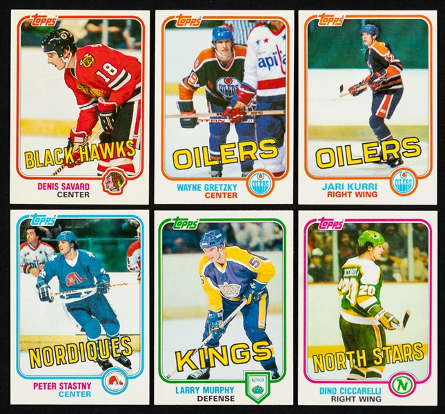 1981-82 and 1986-87 Topps Hockey Complete Sets (2)