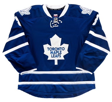 Tim Gleasons 2013-14 Toronto Maple Leafs Game-Worn Jersey with Team COA