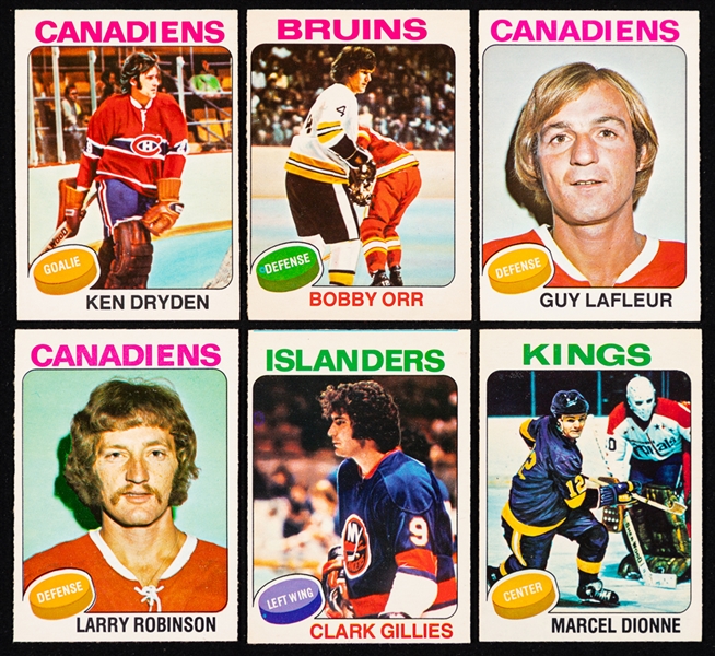 1975-76 and 1976-77 O-Pee-Chee Hockey Complete 396-Card Sets