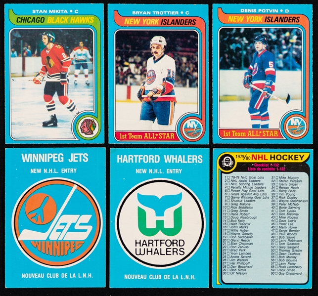 1979-80 O-Pee-Chee Hockey Near Complete Set (381/396)