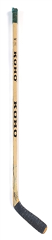Kevin Lowes Mid-to-Late-1980s Edmonton Oilers Signed Koho Game-Used Stick 