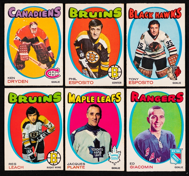 1971-72 O-Pee-Chee Hockey Near Complete Set (259/264)