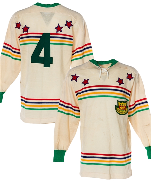 Georges Roy’s 1950’s Quebec Hockey League All-Star Game Wool Jersey