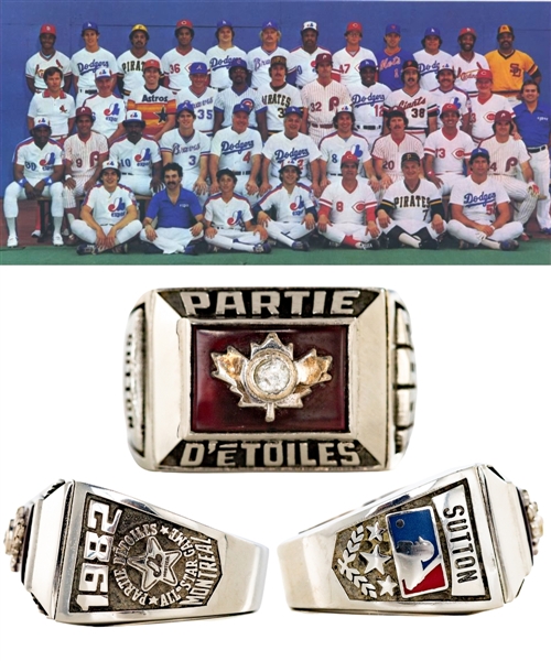 1982 MLB All-Star Game Ring by Balfour - Played at Olympic Stadium in Montreal (Canada)