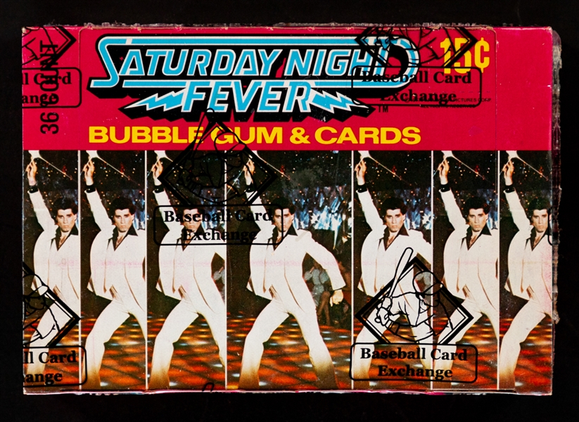 1977 Donruss Saturday Night Fever Wax Box (36 Unopened Packs) - BBCE Certified