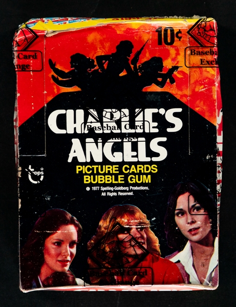 1977 Topps Charlies Angels Series 1 Wax Box (36 Unopened Packs) - BBCE Certified