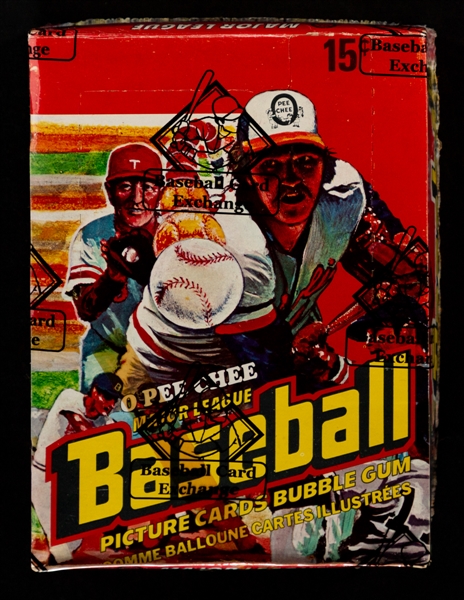 1978 O-Pee-Chee Baseball Wax Box (36 Unopened Packs) - BBCE Certified - Eddie Murray and Andre Dawson Rookie Card Year!