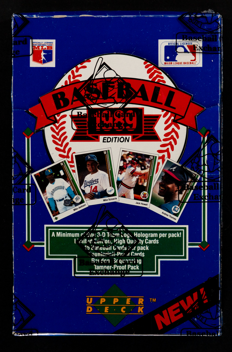 Lot Detail - 1989 Upper Deck Baseball Low Series Wax Box (36 Unopened ...