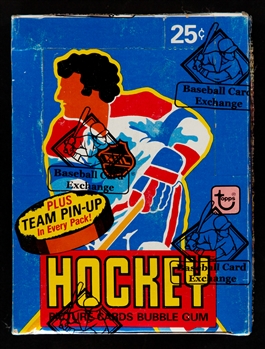 1980-81 Topps Hockey Wax Box (36 Unopened Packs) - BBCE Certified – Ray Bourque Rookie Card Year! Plus Numerous Wayne Gretzky 2nd Year Cards