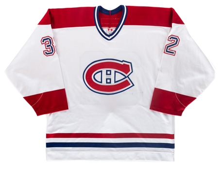 Gordie Dwyers 2002-03 Montreal Canadiens Game-Worn Jersey 