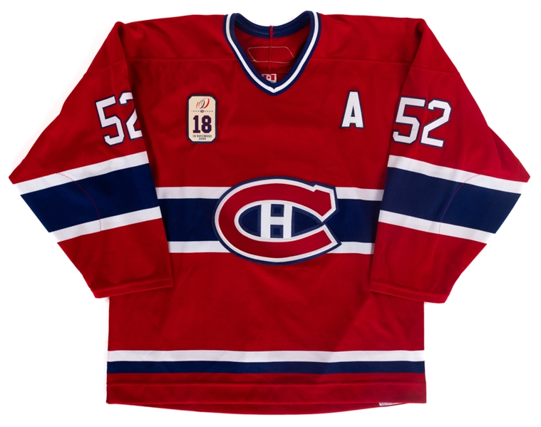 Craig Rivets 2006-07 Montreal Canadiens "Serge Savard Jersey Retirement Night" Game-Worn Alternate Captains Jersey with Team LOA