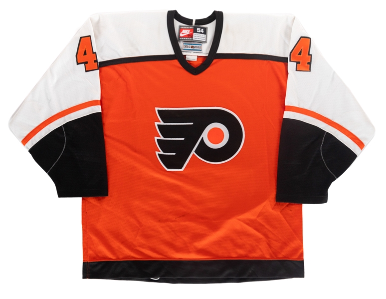 Lot Detail - Dave Babych's 1998-99 Philadelphia Flyers Game-Worn Jersey ...