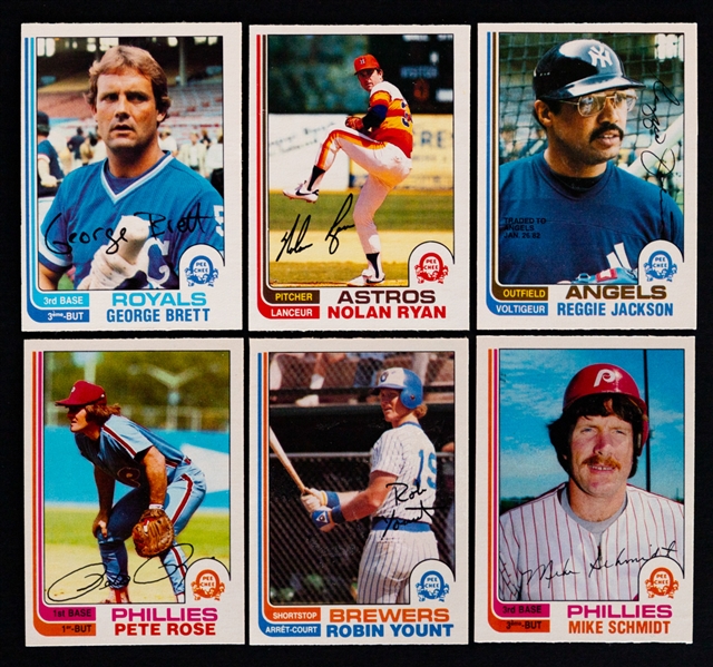 1982 and 1983 O-Pee-Chee Baseball Complete 396-Card Sets (2)