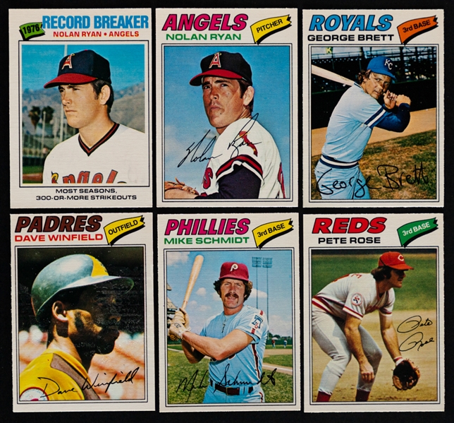 1977 O-Pee-Chee Baseball Complete 264-Card Set
