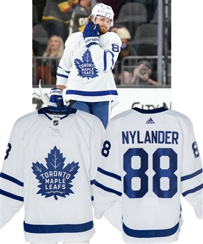 William Nylanders 2021-22 Toronto Maple Leafs Game-Worn Jersey with Team LOA - Nice Game-Wear! - Photo-Matched!