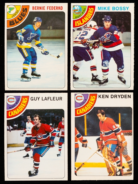 1977-78 and 1978-79 O-Pee-Chee Hockey Complete 396-Card Sets