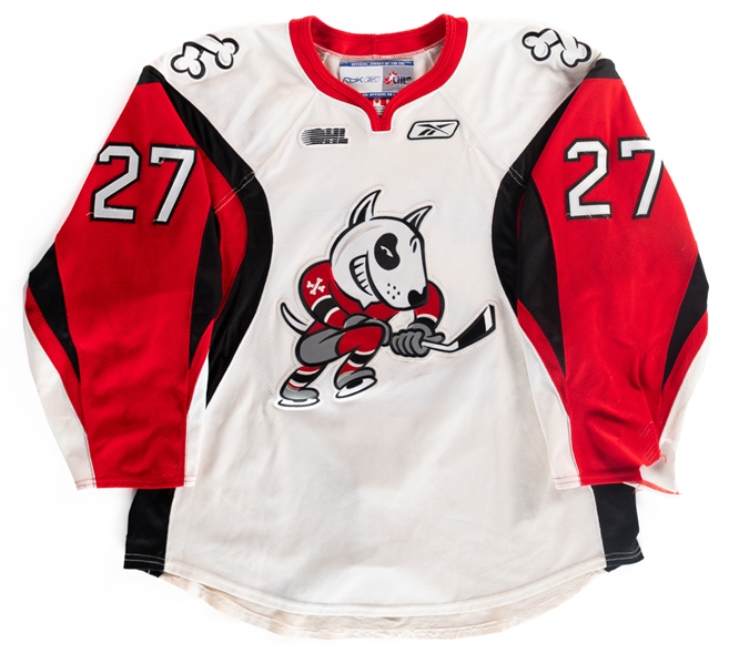 Dougie Hamiltons 2009-10 OHL Niagara IceDogs Signed Game-Worn Jersey with Team LOA - Photo-Matched!