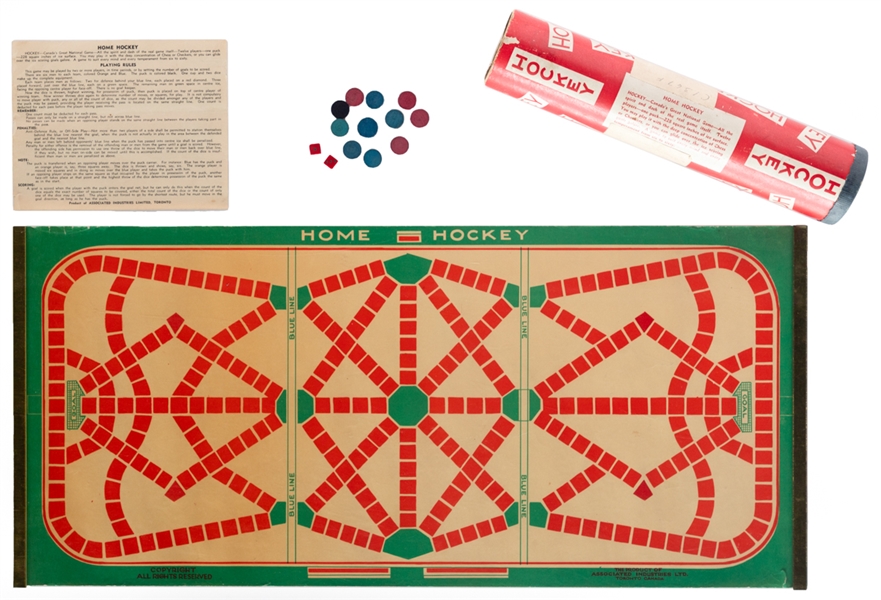 1930s Associated Industries Limited Home Hockey Game (12" x 26")