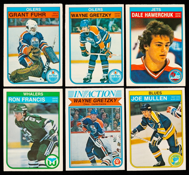1982-83, 1983-84 and 1984-85 O-Pee-Chee Hockey Complete 396-Card Sets (3)