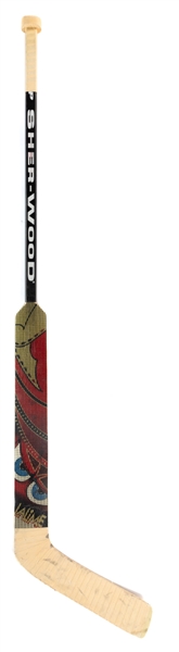 Patrick Lalimes Early-2000s Ottawa Senators Game-Used Stick 