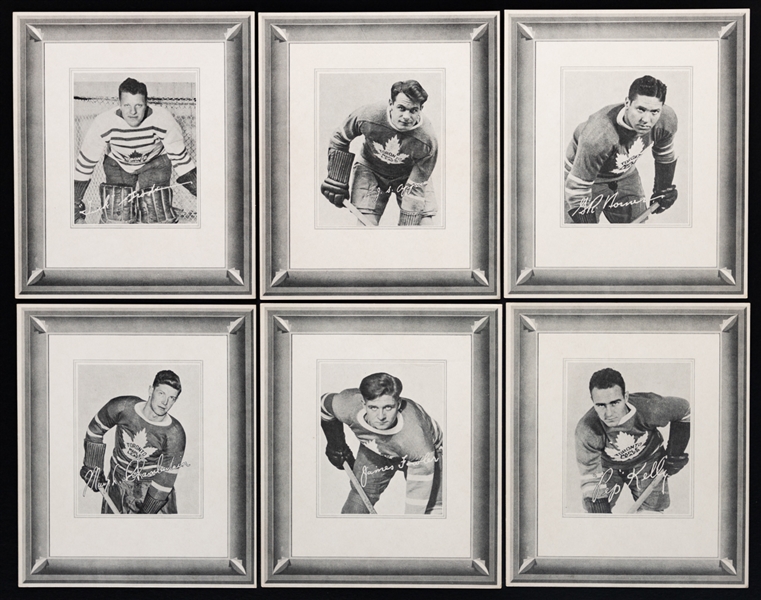 1938-39 Quaker Oats Toronto Maple Leafs and Montreal Canadiens Photo Card Near Complete Set (26/30) Plus Extras (5)