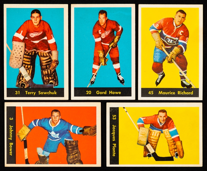 1960-61 Parkhurst Hockey Complete 61-Card Set