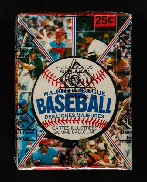 1981 O-Pee-Chee Baseball Wax Box (36 Unopened Packs) - BBCE Certified - Numerous Superstars! - Tim Raines, Harold Baines and Kirk Gibson Rookie Card Year!