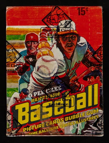 1978 O-Pee-Chee Baseball Wax Box (36 Unopened Packs) - BBCE Certified (Tape Intact) - Eddie Murray and Andre Dawson Rookie Card Year