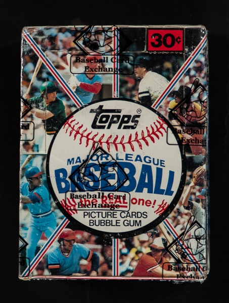 1981 Topps Baseball Wax Box (36 Unopened Packs) - BBCE Certified (From Sealed Case) - Harold Baines, Tim Raines and Kirk Gibson Rookie Card Year 