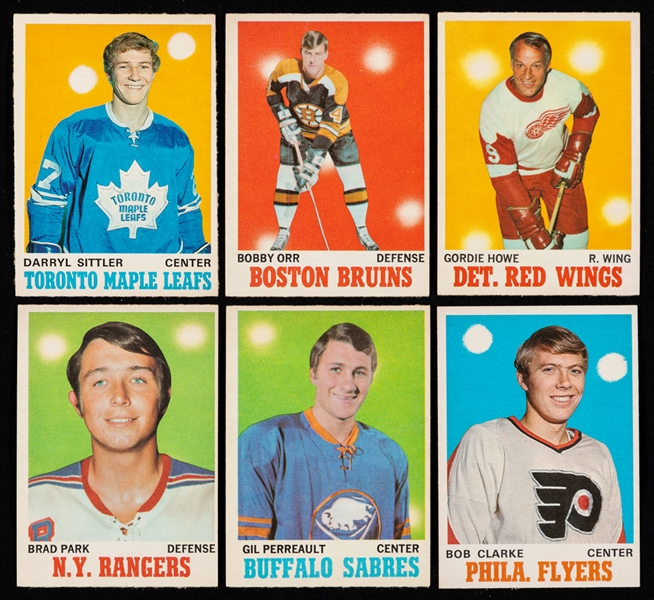 1970-71 O-Pee-Chee Hockey Near Complete Card Set (251/264)