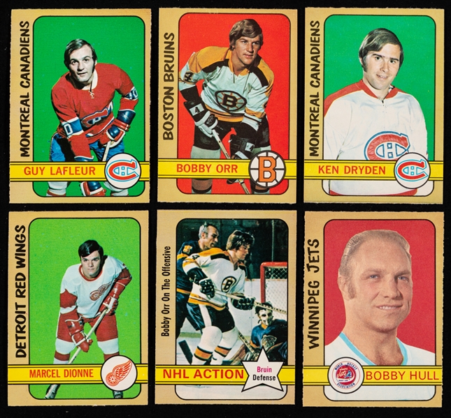 1972-73 O-Pee-Chee Hockey Near Complete Card Set (331/341)