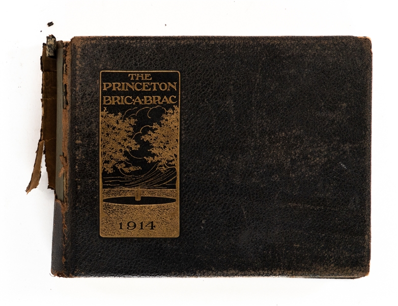 1914 Princeton University Bric-A-Brac Yearbook Featuring Hobey Baker 