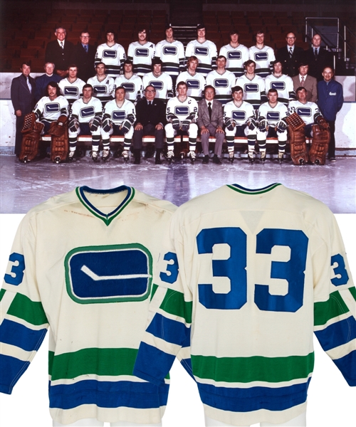 Murray Halls 1970-72 Vancouver Canucks Game-Worn Jersey 