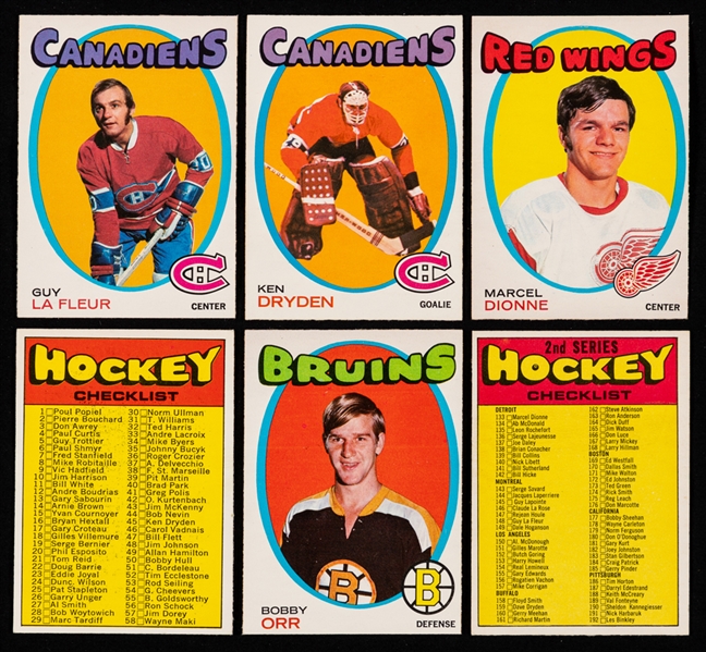 1971-72 O-Pee-Chee Hockey Complete 264-Card Mid-to-High Grade Set