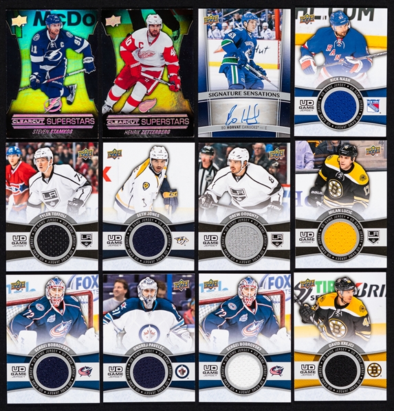 2015-16 Upper Deck Series One Hockey Card Large Collection - Contents of Nine (9) Opened Hobby Boxes