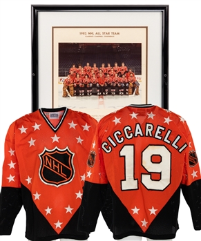 Dino Ciccarellis 1982 NHL All-Star Game Clarence Campbell Conference Game-Worn Jersey From His Personal Collection with His Signed LOA