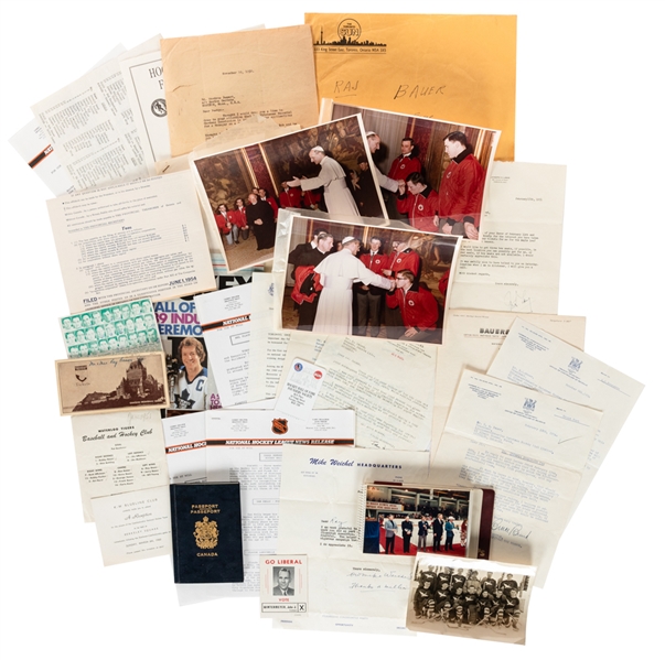 Father David Bauer, Ray Bauer and Bobby Bauer Documents and Memorabilia Collection