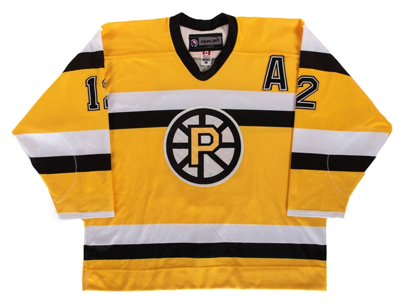 Ryan Stokes 2009-10 AHL Providence Bruins Game-Worn Alternate Captains Jersey with Team Letter