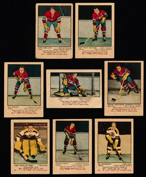 1951-52 Parkhurst Hockey Near Complete Card Set (101/105) 