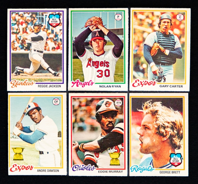 1978 O-Pee-Chee Baseball Complete 242-Card Set