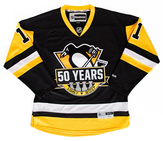 Darius Kasparaitis 2017 Pittsburgh Penguins "50th Anniversary" Pre-Game Ceremony Worn Jersey From His Personal Collection with His Signed LOA