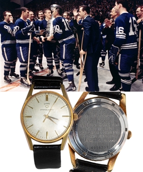 Aut Ericksons 1967 Toronto Maple Leafs Stanley Cup Champions Wristwatch
