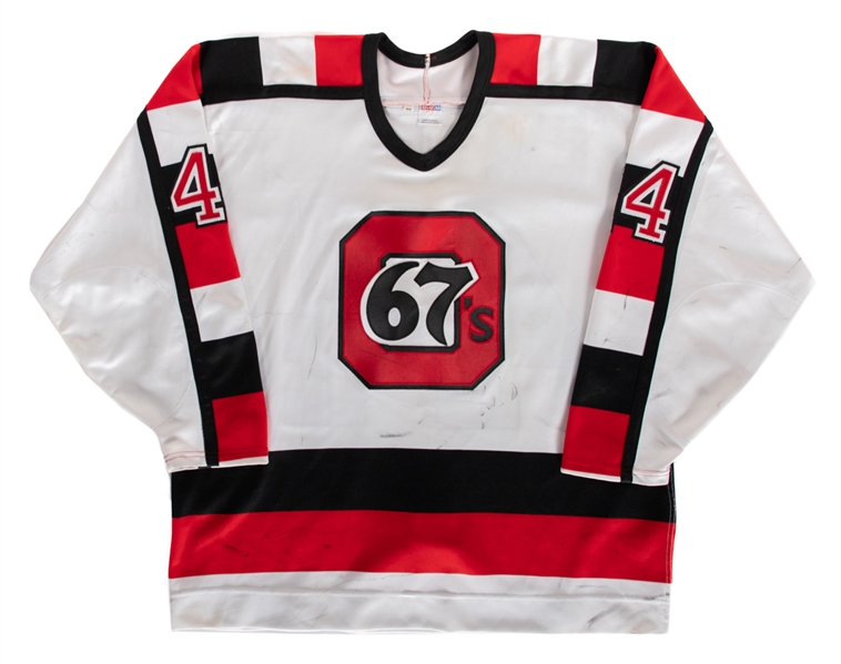 Brian Campbells Mid-to-Late-1990s OHL Ottawa 67s Game-Worn Jersey