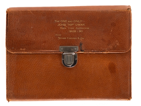 John "Nip" Dwans Late-1920s/Early-1930s New York Americans Personal Hygiene Travel Kit Presented To Him By Stobie Forlong & Co. 