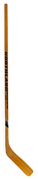 Phil Espositos Late-1970s New York Rangers Signed Northland Game-Issued Stick 